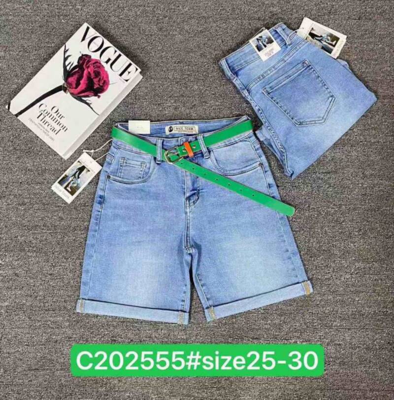 Rybaczki damskie jeansy Roz 25-30, 1 Kolor Paczka 10 szt